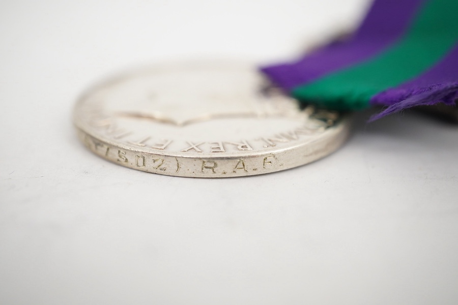 Four George VI General Service Medals